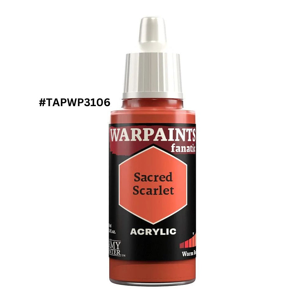 The Army Painter: Warpaints Fanatic - Sacred Scarlet #TAPWP3106 - precision-tcg.com
