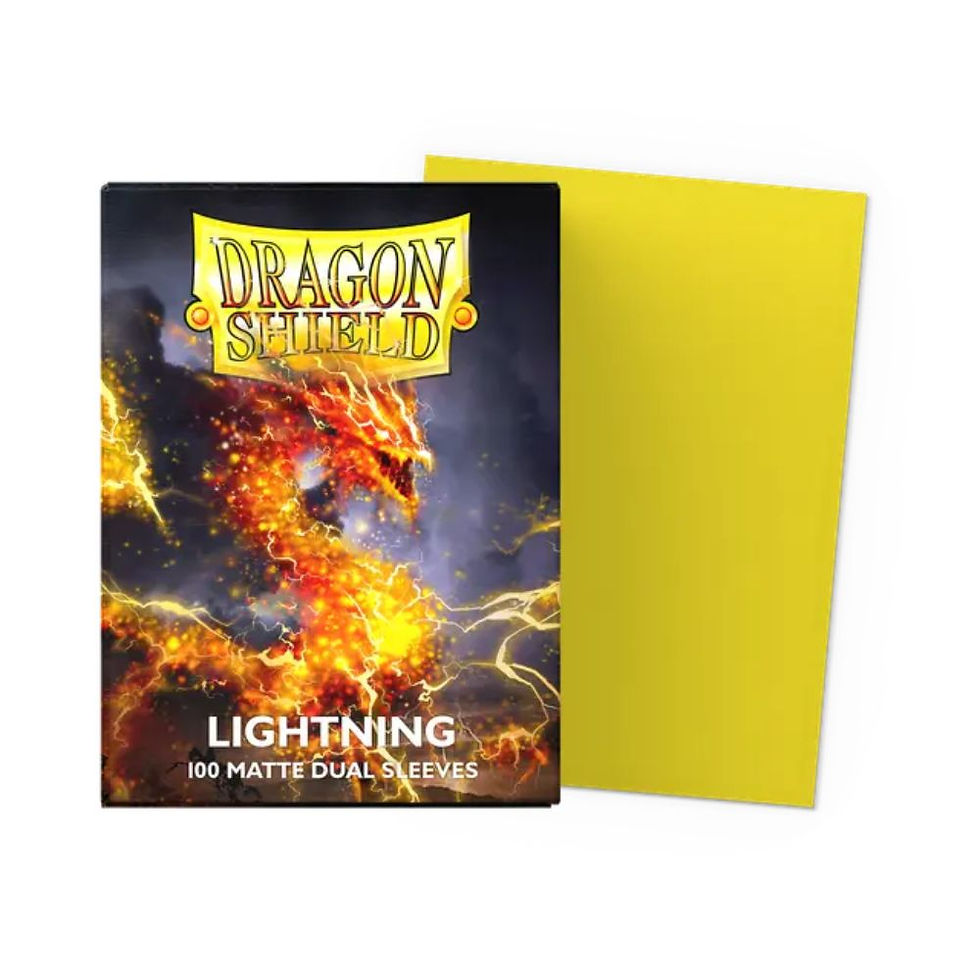 Dragon Shield Sleeves: Standard Matte Dual - Lightning 100CT