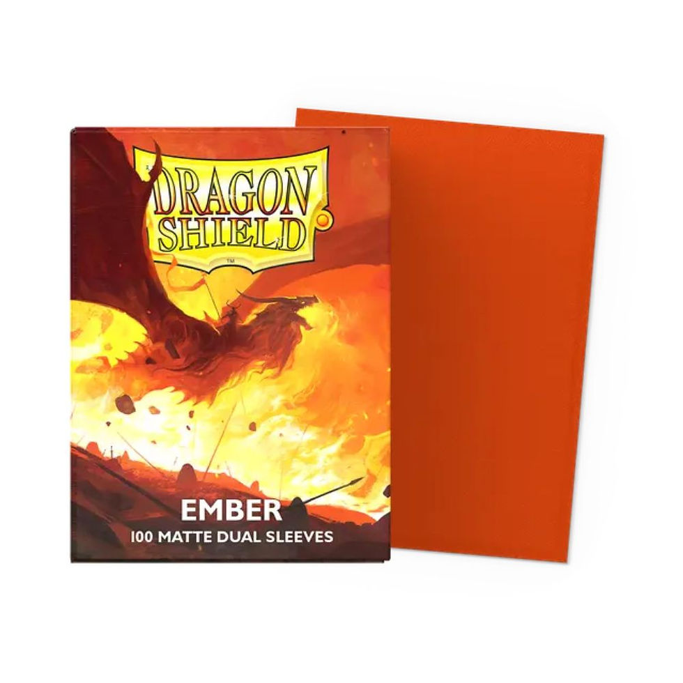 Dragon Shield Sleeves: Standard Matte Dual - Ember 100CT