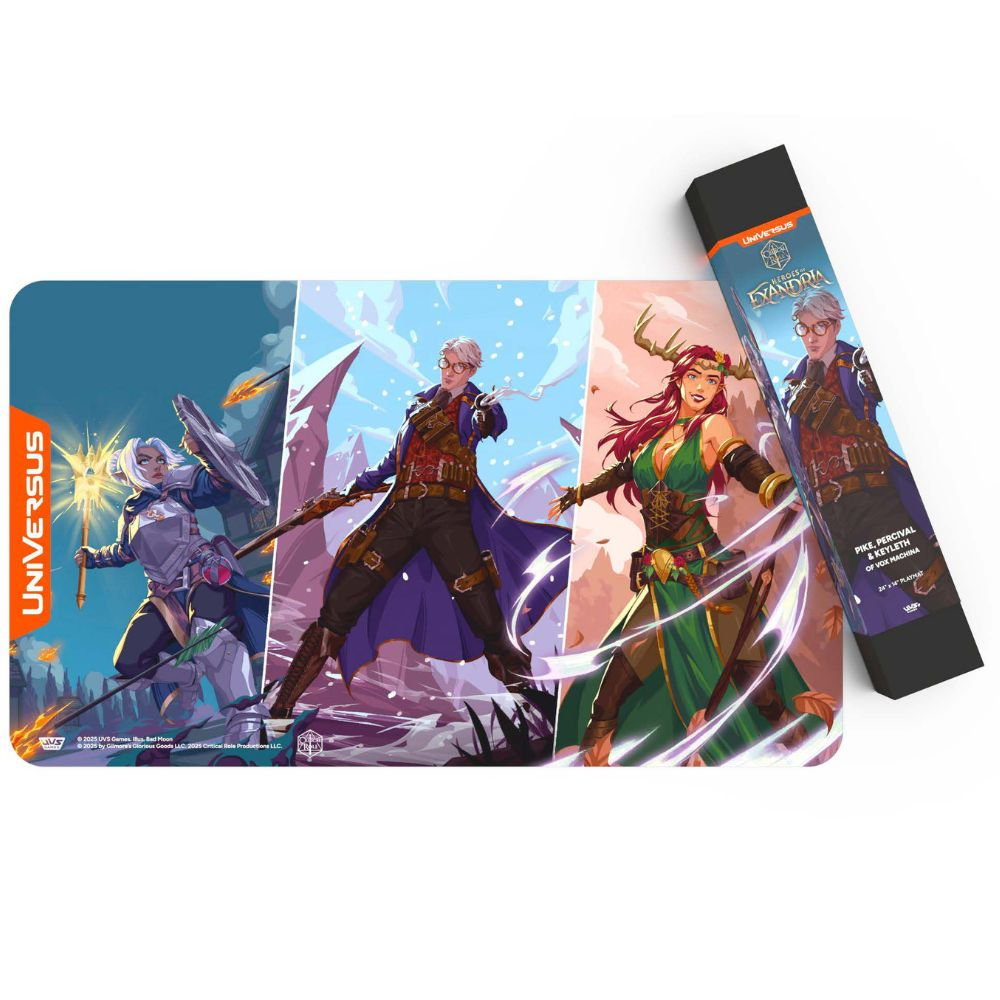 UniVersus CCG: Critical Role - Pike, Percival, & Keyleth Playmat