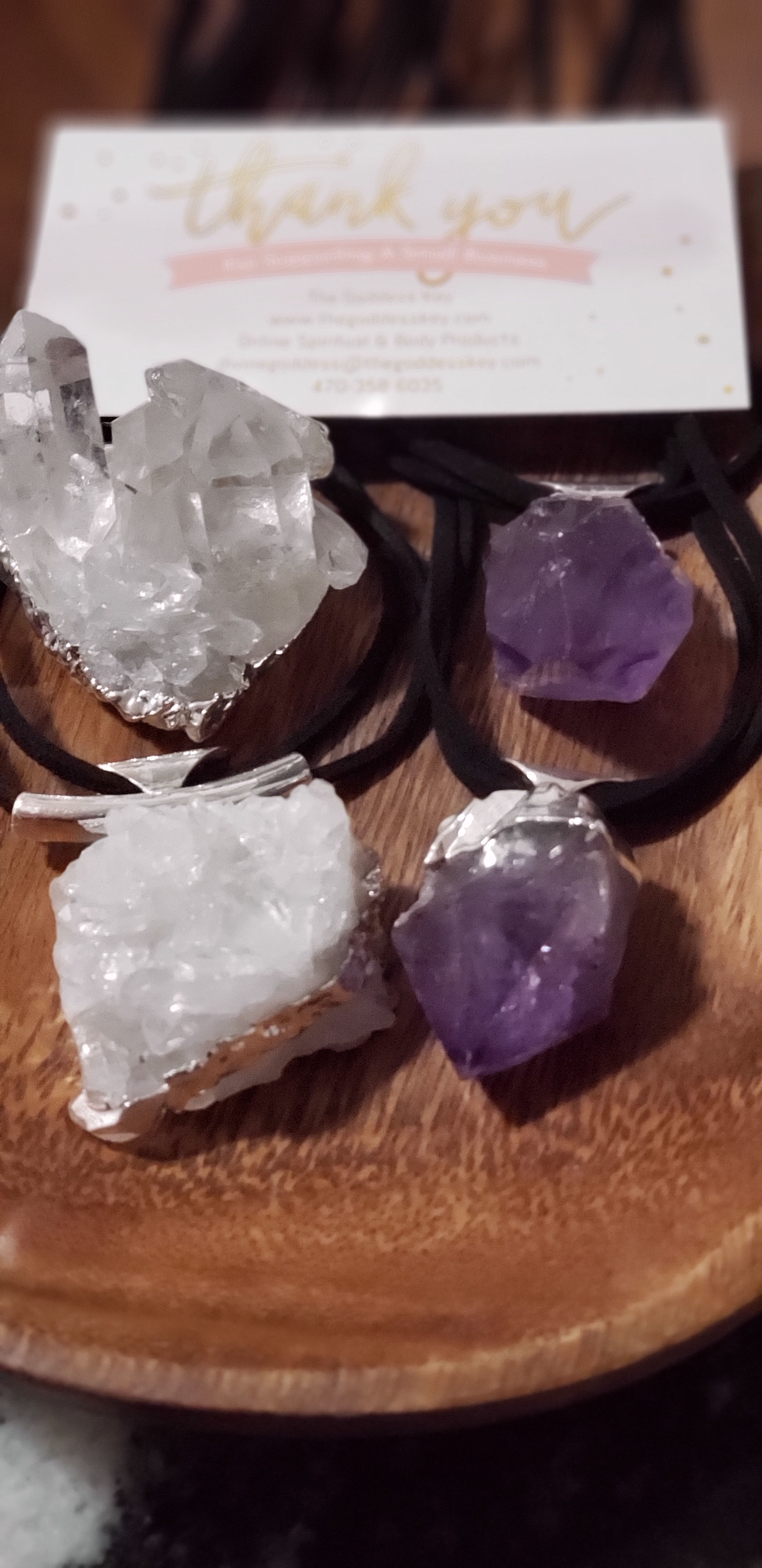 Clear Quartz Necklace