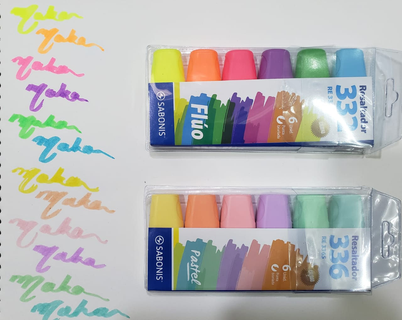 Resaltadores Sabonis Pastel & Fluorescente