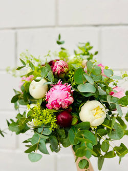 Bouquet de pivoines