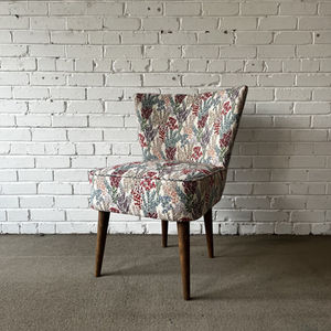 Cocktail Chair made using Modern Upholstery Techniques