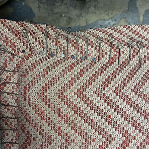 Traditionally Reupholstered Early 20th Century Pin Stuffed Chair