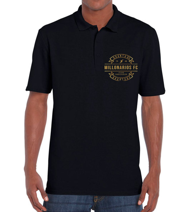 camiseta polo millonarios