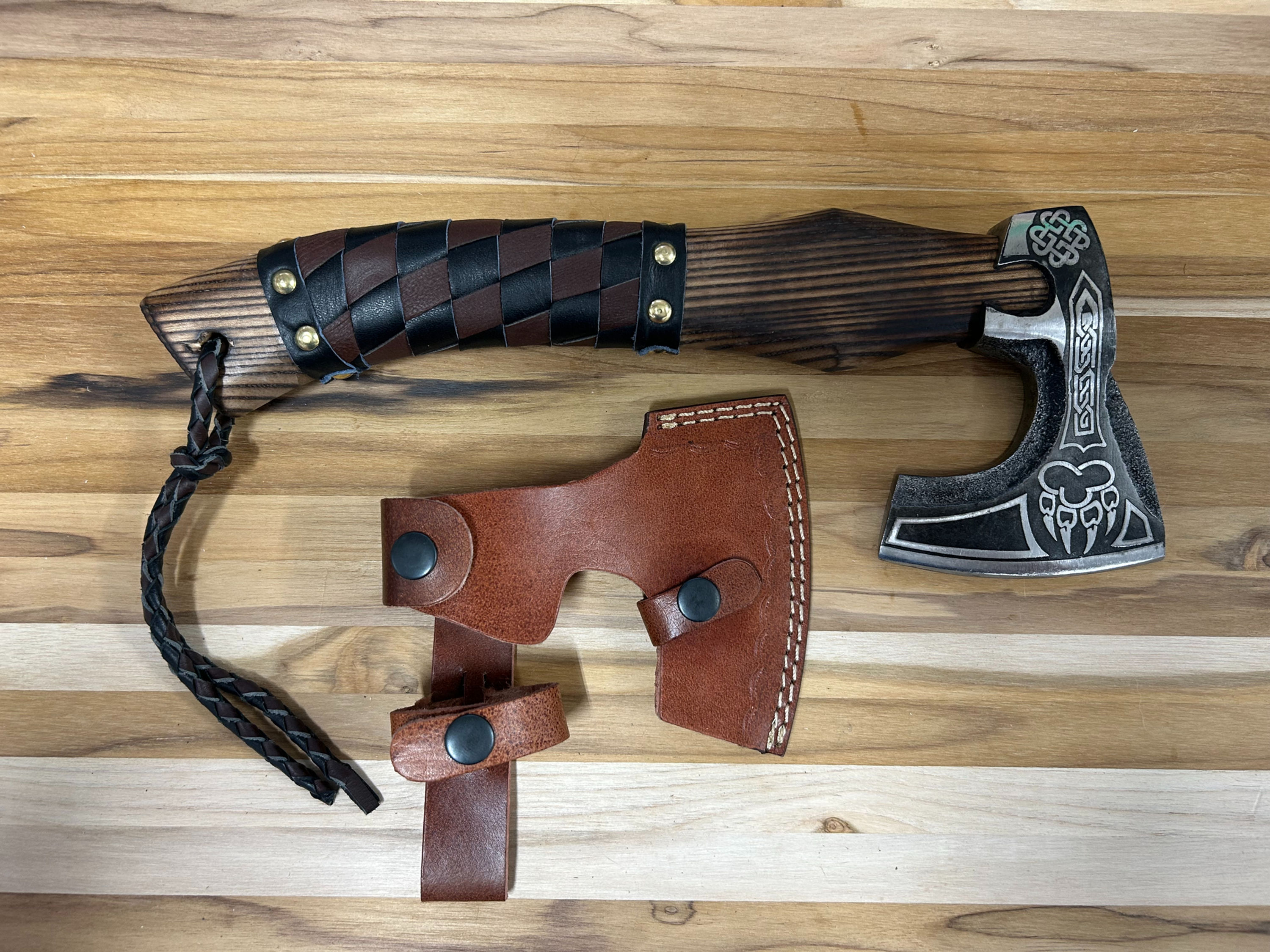 Viking Style Survival Hatchet