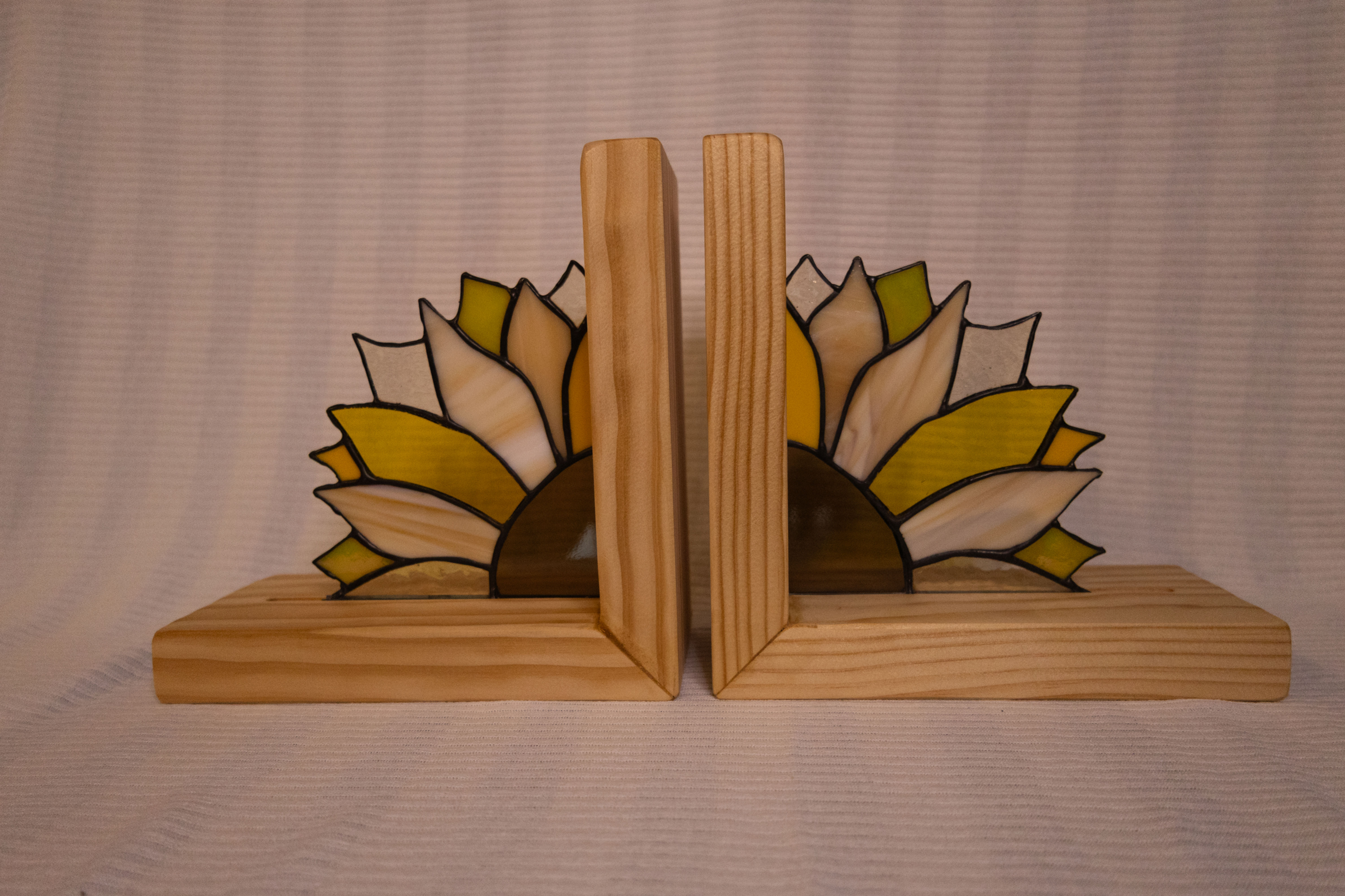 Sun Flower Bookends