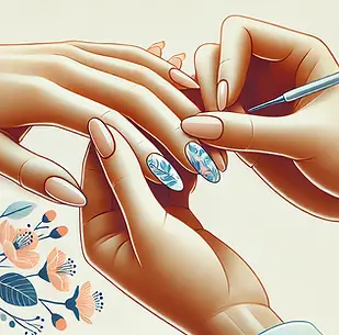 DALL·E 2025-02-13 15.52.20 - A stylized digital illustration of a natural skin-toned hand 