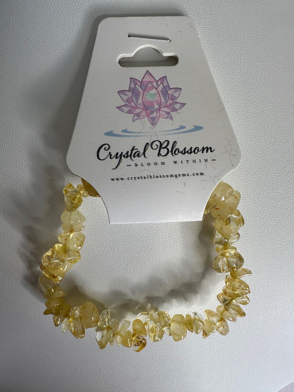 Citrine Chip Bracelet