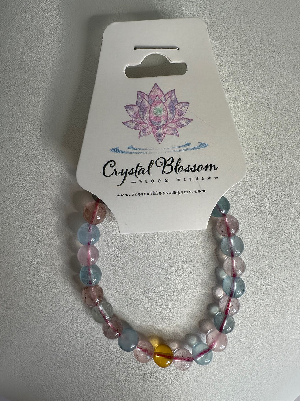 Thumbnail: Morganite Bead Bracelet