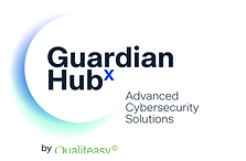 logo Guardian Hub, Advanced Cybersecurity Solutions by Qualiteasy