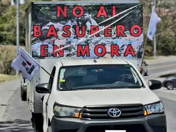 NO AL BASURERO EN MORA: EN COSTA RICA EL AGUA, EL BOSQUE Y LA VIDA SE DEFIENDEN
