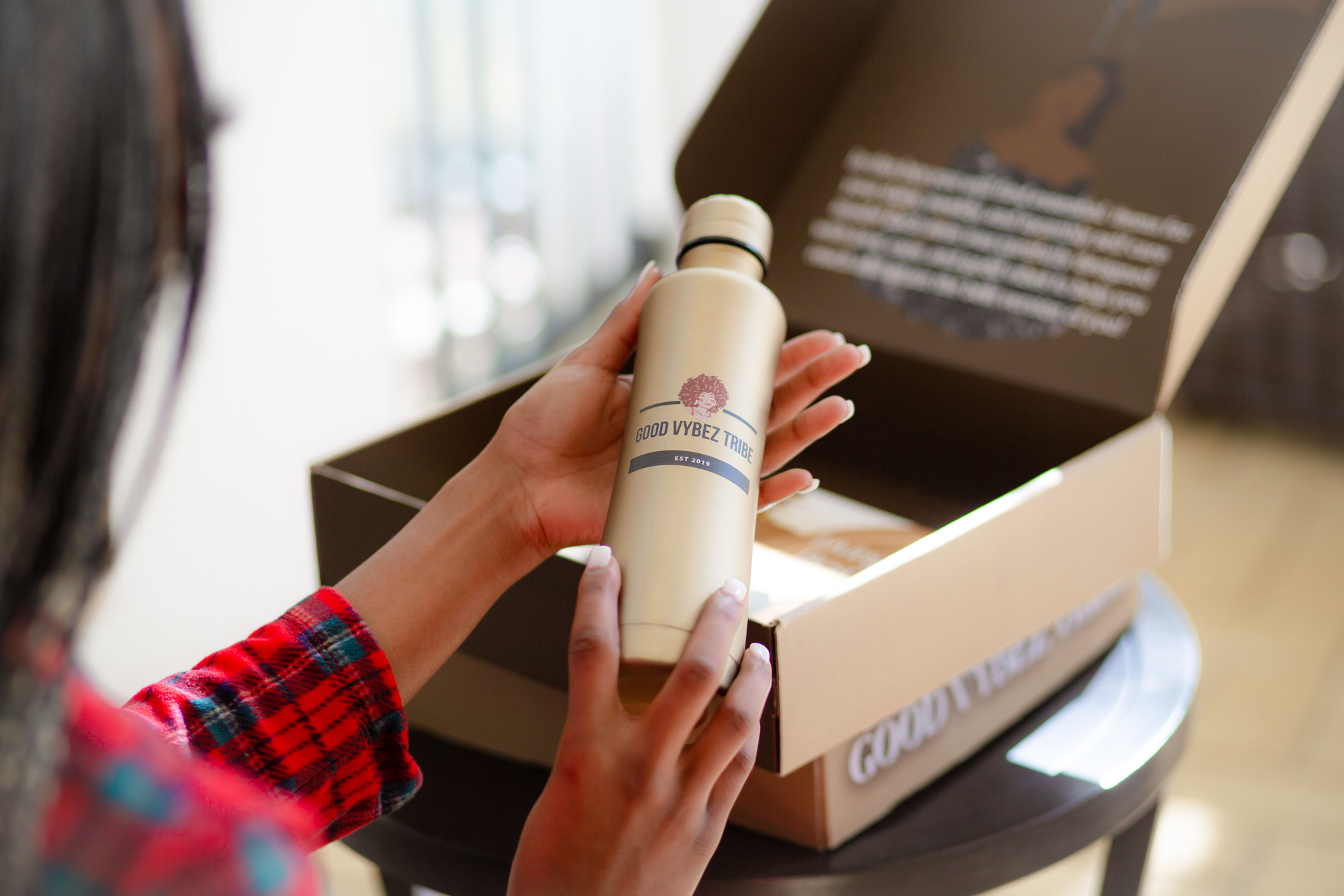 Hydrated, Moisturized and Flourishing Water Bottle