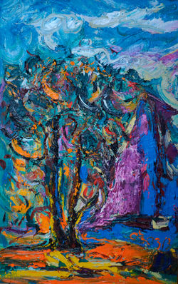 Apple Tree In The Twilight 79х50cm