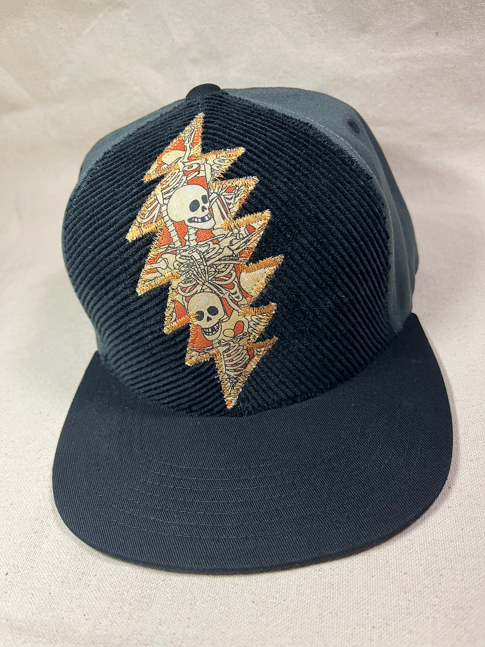Thumbnail: Skeleton bolt - Steal your hat - flat bill SnapBack hat