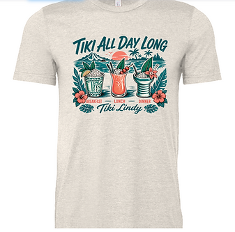 Tiki Lindy Vintage Graphic Tee