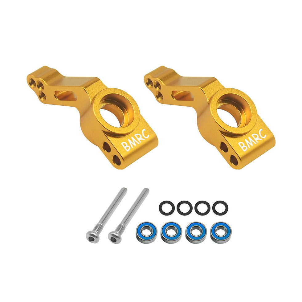 Thumbnail: Kit Fits Traxxas Bandit Drag Aluminum Hubs Front Rear