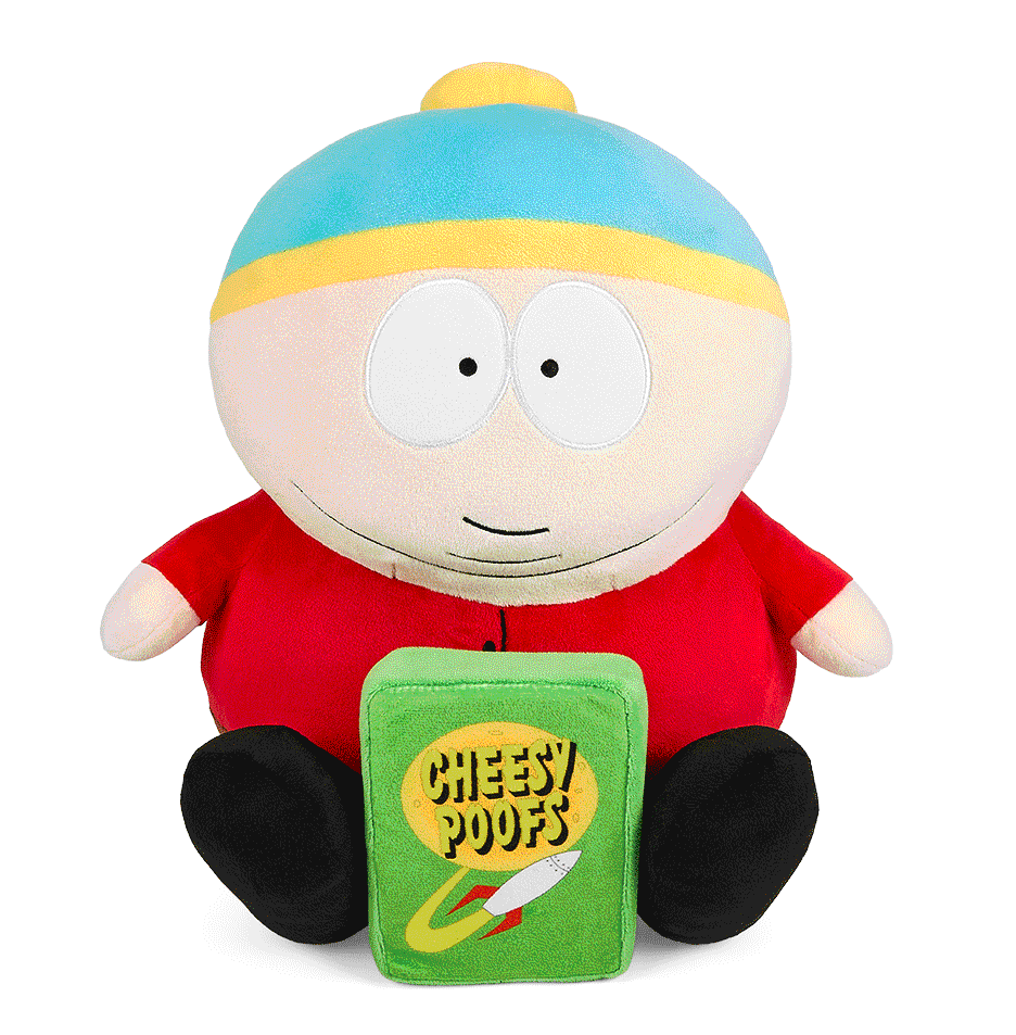 KR18211-UNP-South-Park_16-Inch-Stylized-HugMe_Cartman-with-Cheesy-Poofs-7ani.gif
