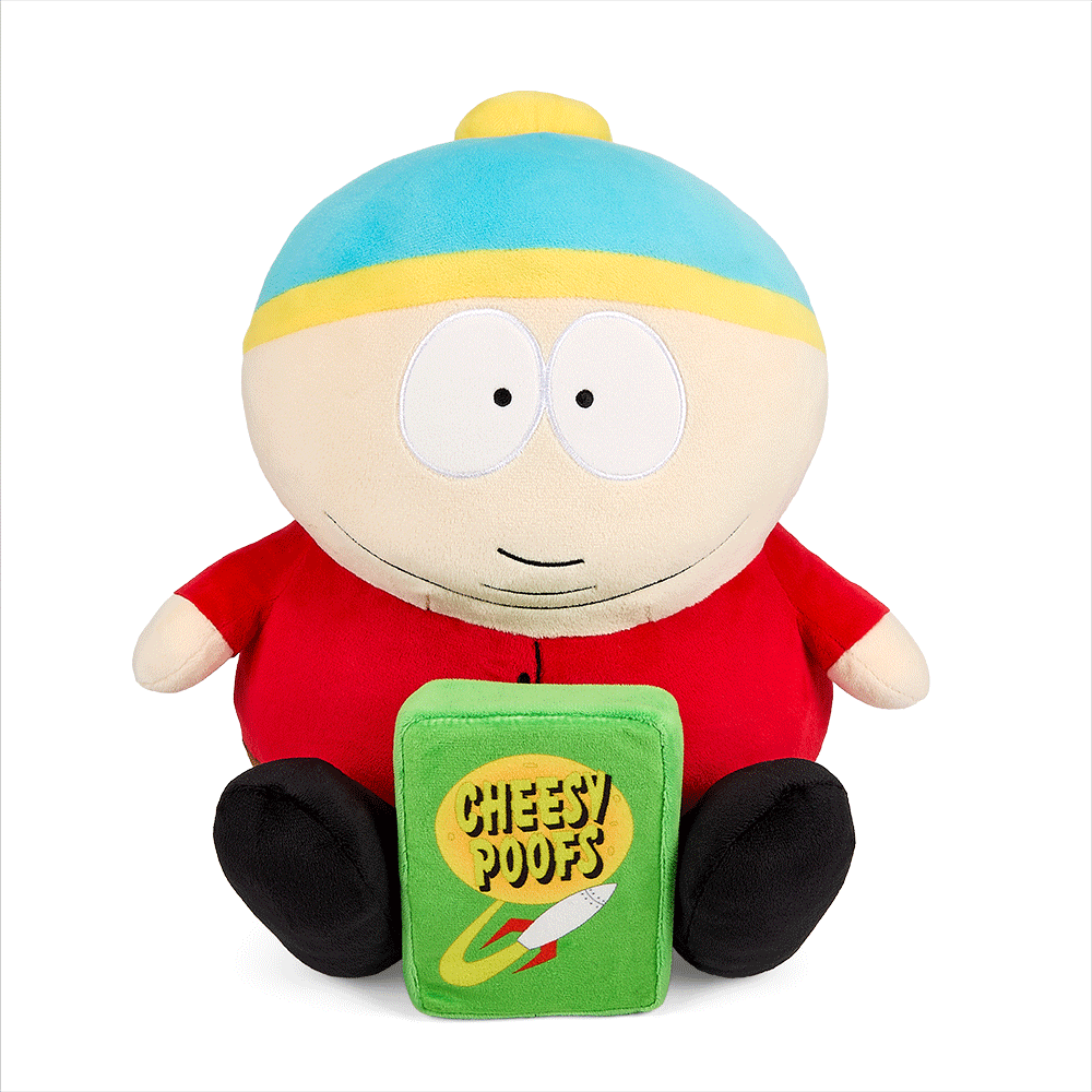 KR18211-UNP-South-Park_16-Inch-Stylized-HugMe_Cartman-with-Cheesy-Poofs-7ani.gif