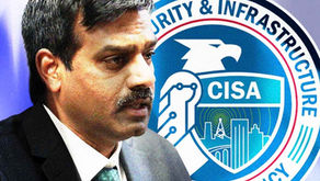 Madhu Gottumukkala acting head of CISA Cybersecurity and Infrastructure Security Agency speaking at podium