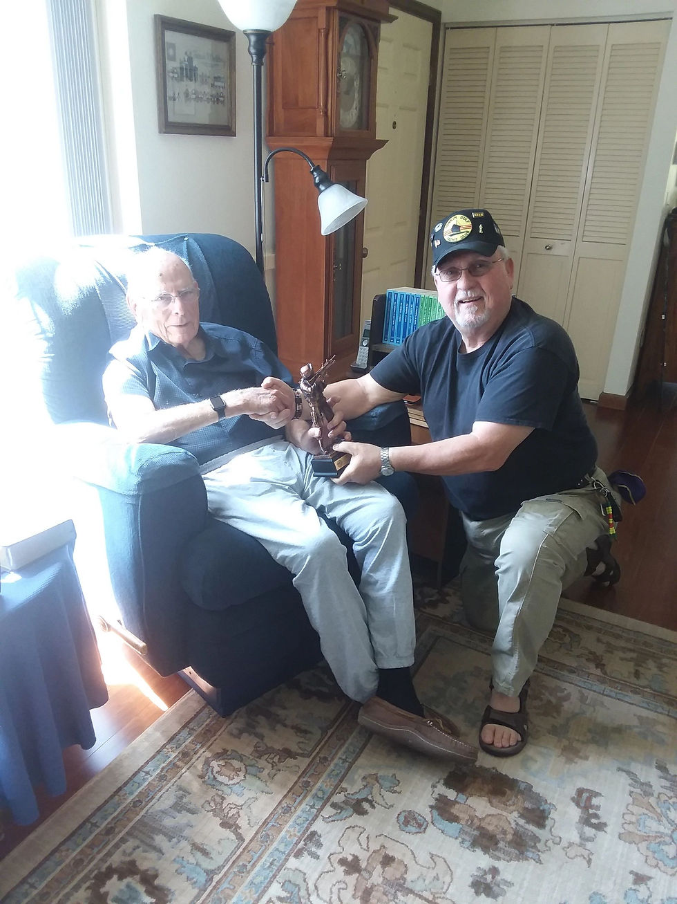 Aug 28, 2019 WWII Army Veteran Leonard Ault