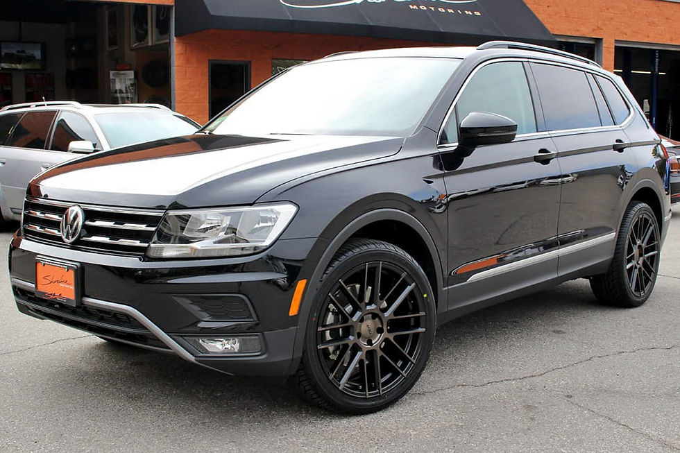 Thumbnail: Rin 22x10.5 TSW Mosport MATTE BLACK WITH MACHINE FACE AND DARK TINT