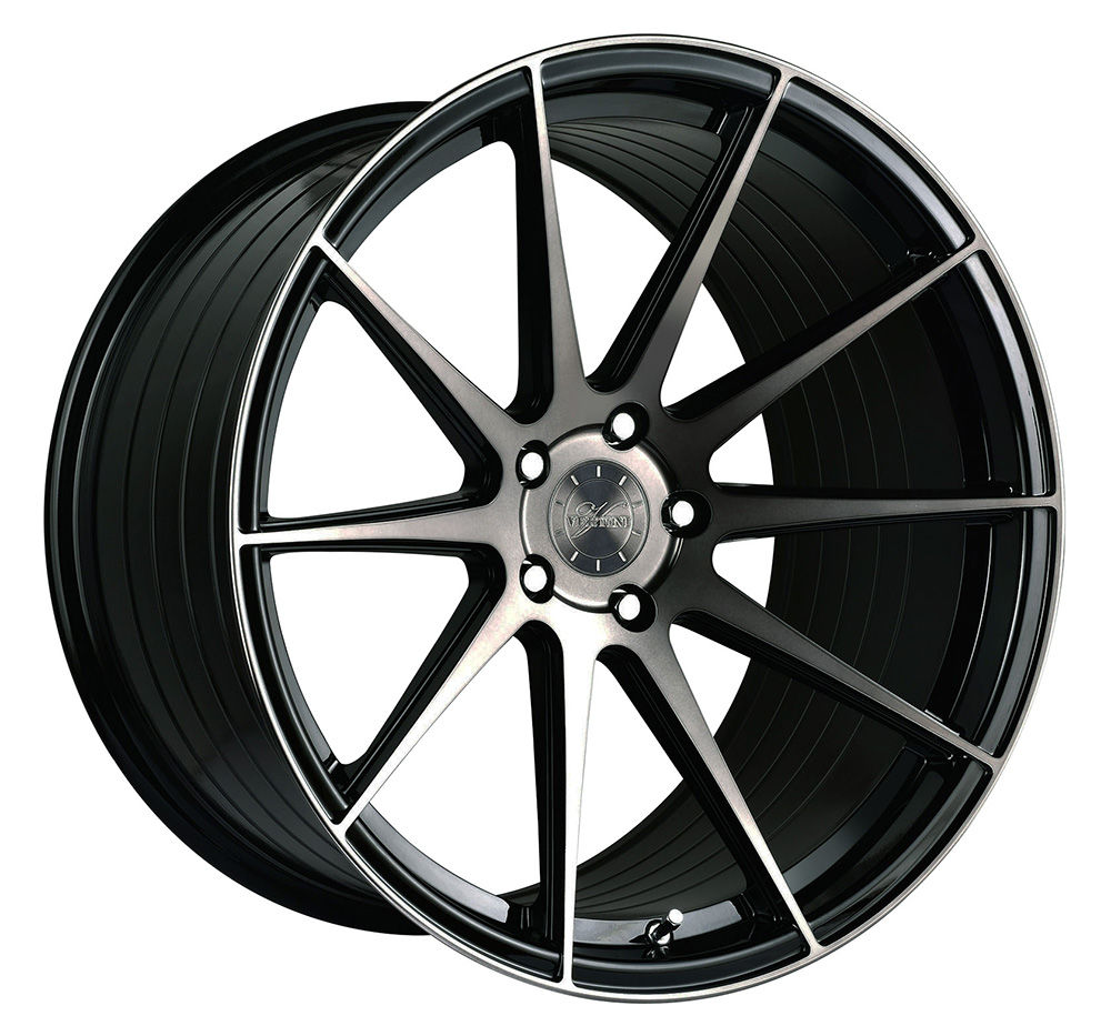 Rin 22x9.0 Vertini RFS1.3 GLOSS BLACK TINTED FACE