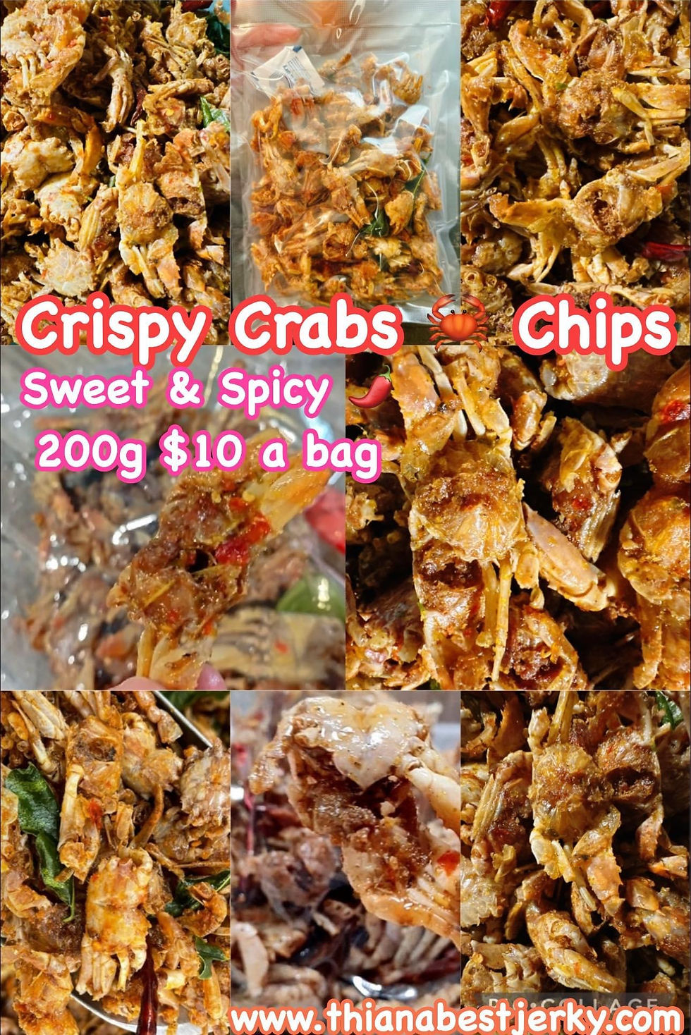 Thumbnail: 🦀 Thai’s Style 🦀 Crispy Crabs 🦀 Chips 🦀