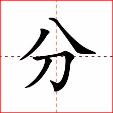 Le caractère chinois du jour [fēn]