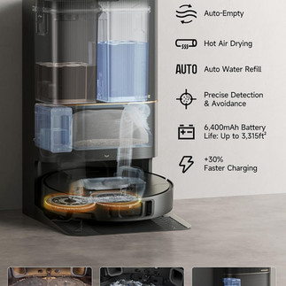 roborock Q5 Max+ Robot Vacuum with Self-Empty Dock