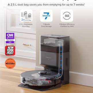 roborock Q5 Max+ Robot Vacuum with Self-Empty Dock