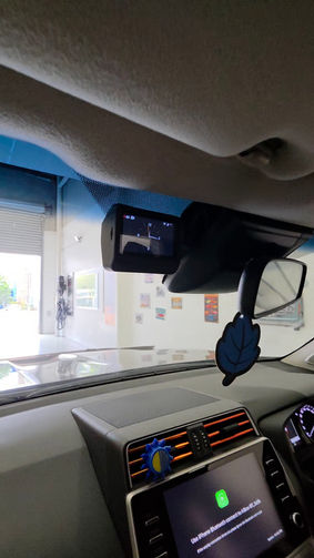 DDPAI dashcam installed