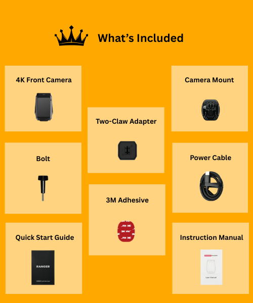 DDPAI Ranger what's included