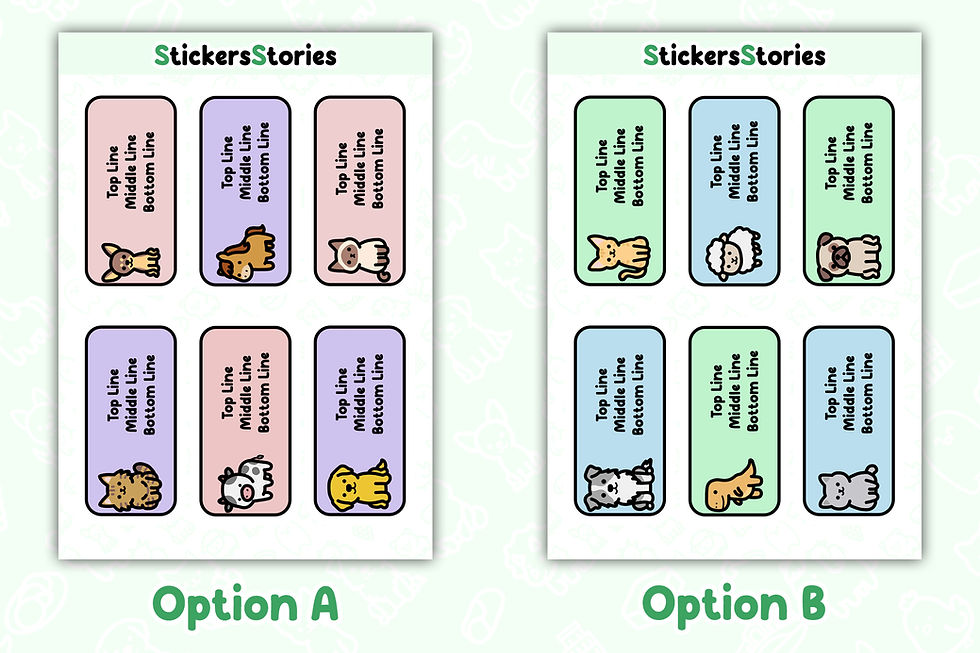 Thumbnail: Customisable Large Sticker Labels