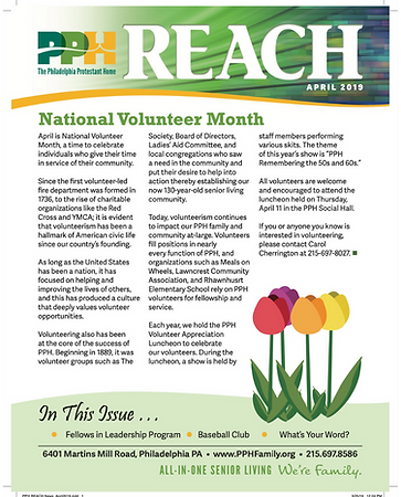printed newsletter
