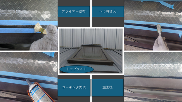 トップライト施工方法