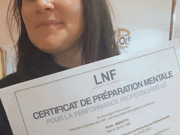 NEWS :Certifié en Préparation Mentale