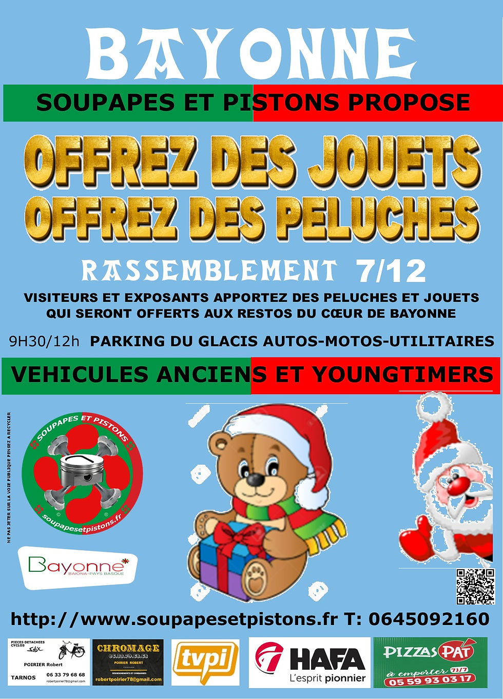 OFFREZ DES JOUETS ET PELUCHES POUR LES ENFANTS AVEC SOUPAPES ET PISTONS BAYONNE
