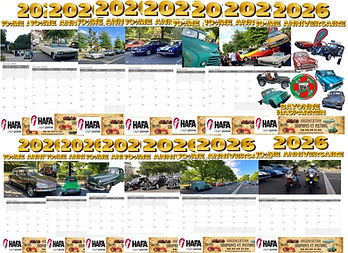 les pages du calendrier soupapes et pistons 2026