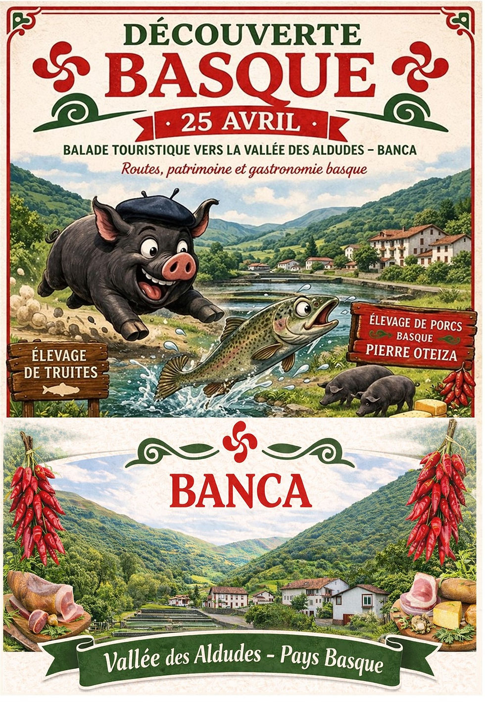 decouverte du pays basque avec soupapes et pistons