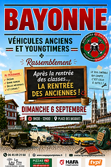 affiche rassemblement club soupapes et pistons bayonne 6 septembre 26