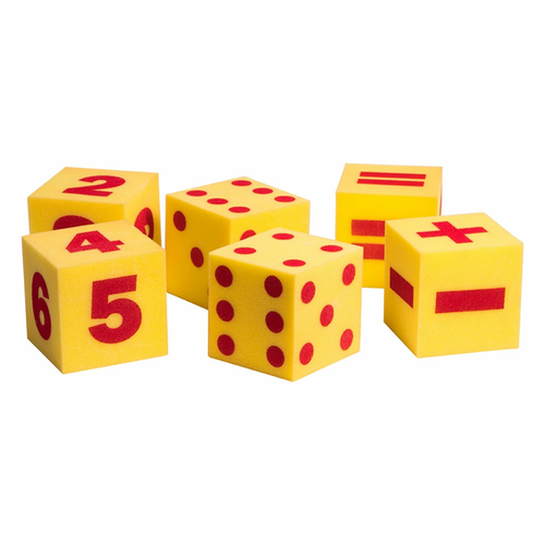 Jumbo Foam Dice Set edaids