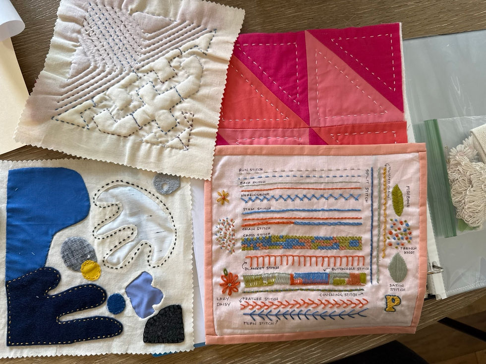 Couture embellisment samples