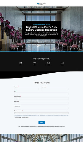 User interface of the conversationHEALTH microsite