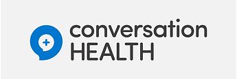 Primary logo for conversationHEALTH, representing the brand's identity and mission
