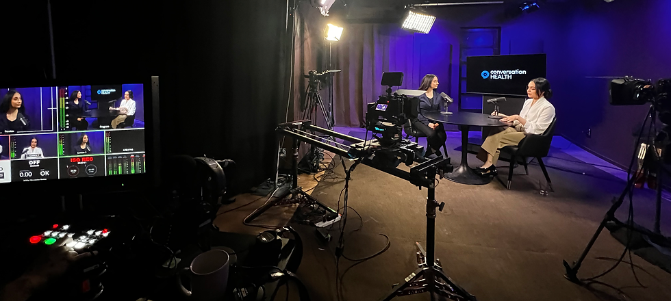 Video podcast production for conversationHEALTH