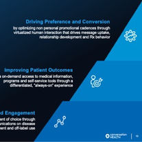 Overview slide summarizing key themes and objectives.