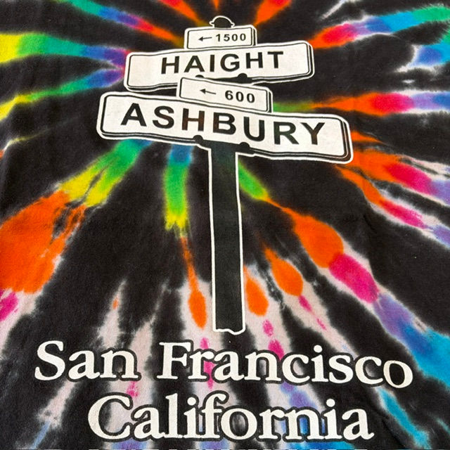 サムネイル： HAIGHT ASHBURY San Francisco Tie-Dye T-Shirt