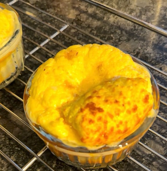 Flan très protéiné